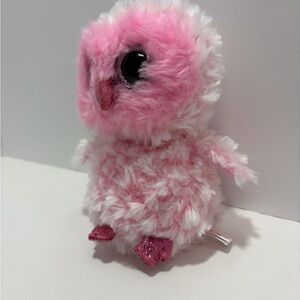 Ty Beanie Boos Twiggy the Pink Owl